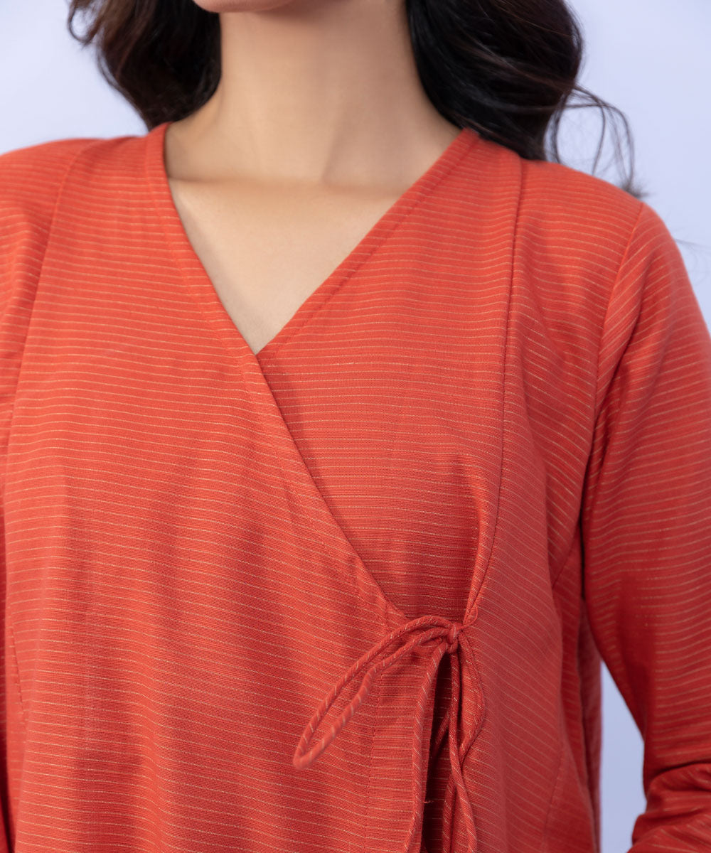 Sapphire - Solid Zari Khaddar Shirt