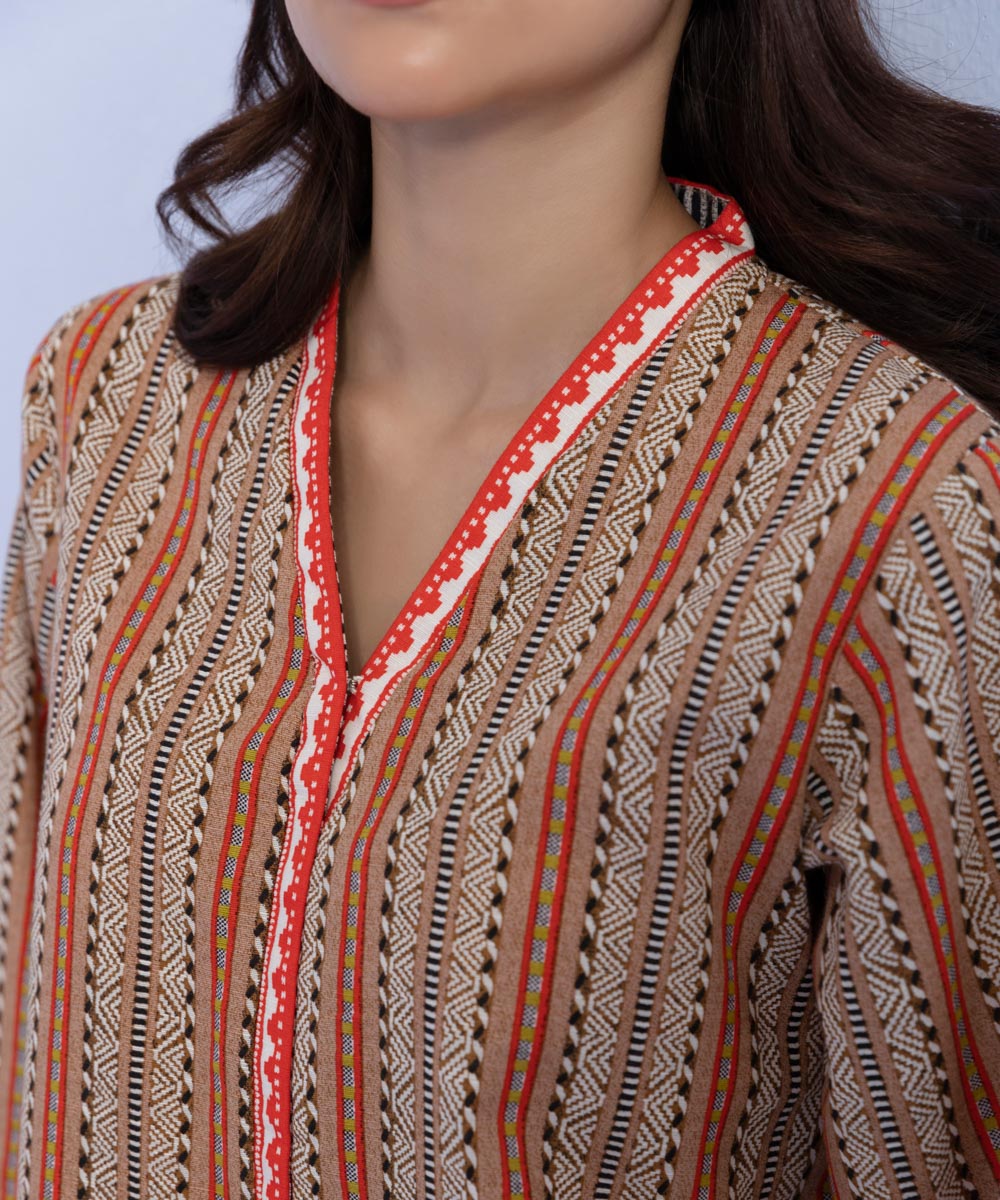 Sapphire - Printed Khaddar Shirt