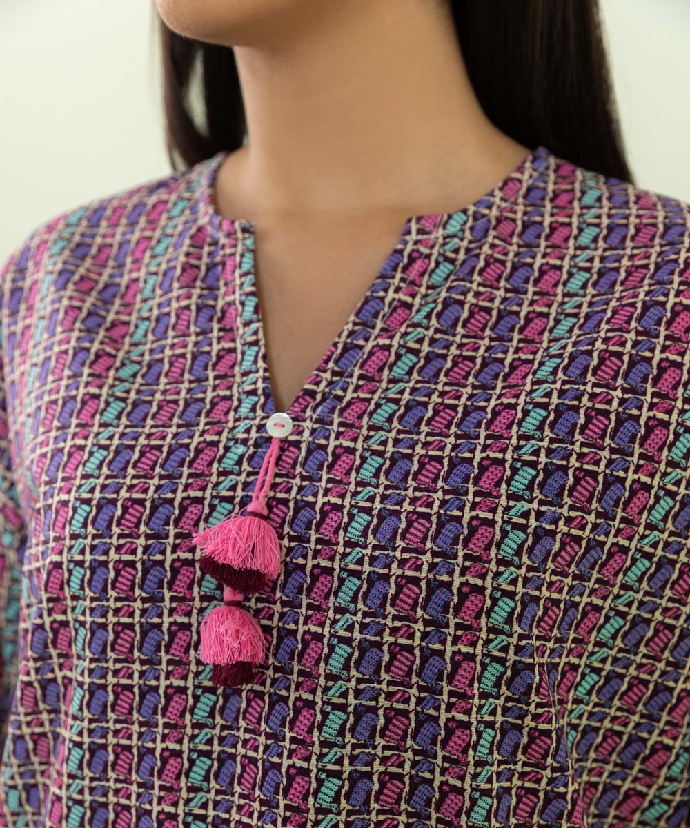 Sapphire - Printed Khaddar Shirt