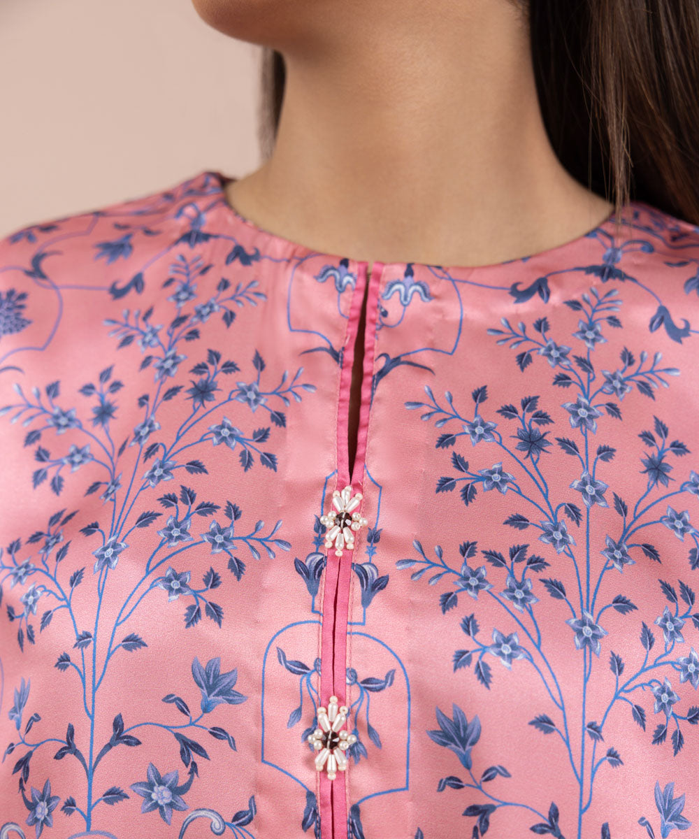 Sapphire - Printed Silk Shirt