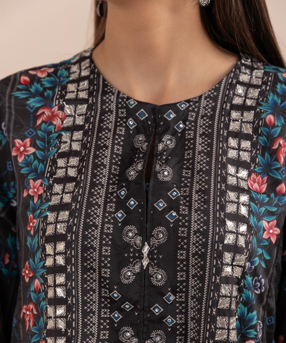 Sapphire - Printed Silk Shirt