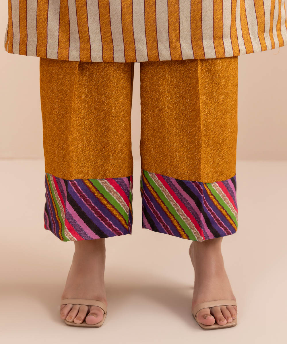 Sapphire - 3 Piece - Printed Silk Suit