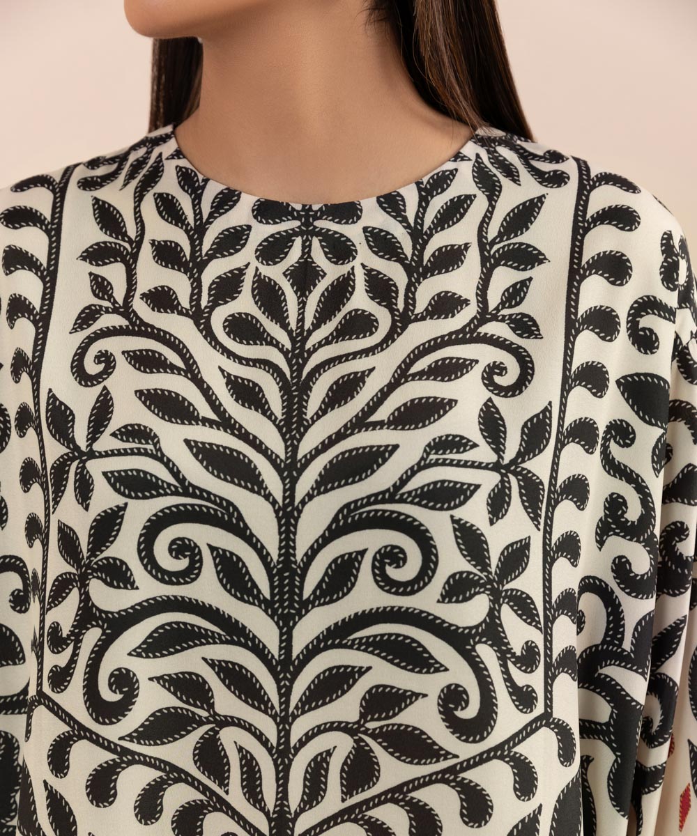 Sapphire - Printed Silk Shirt