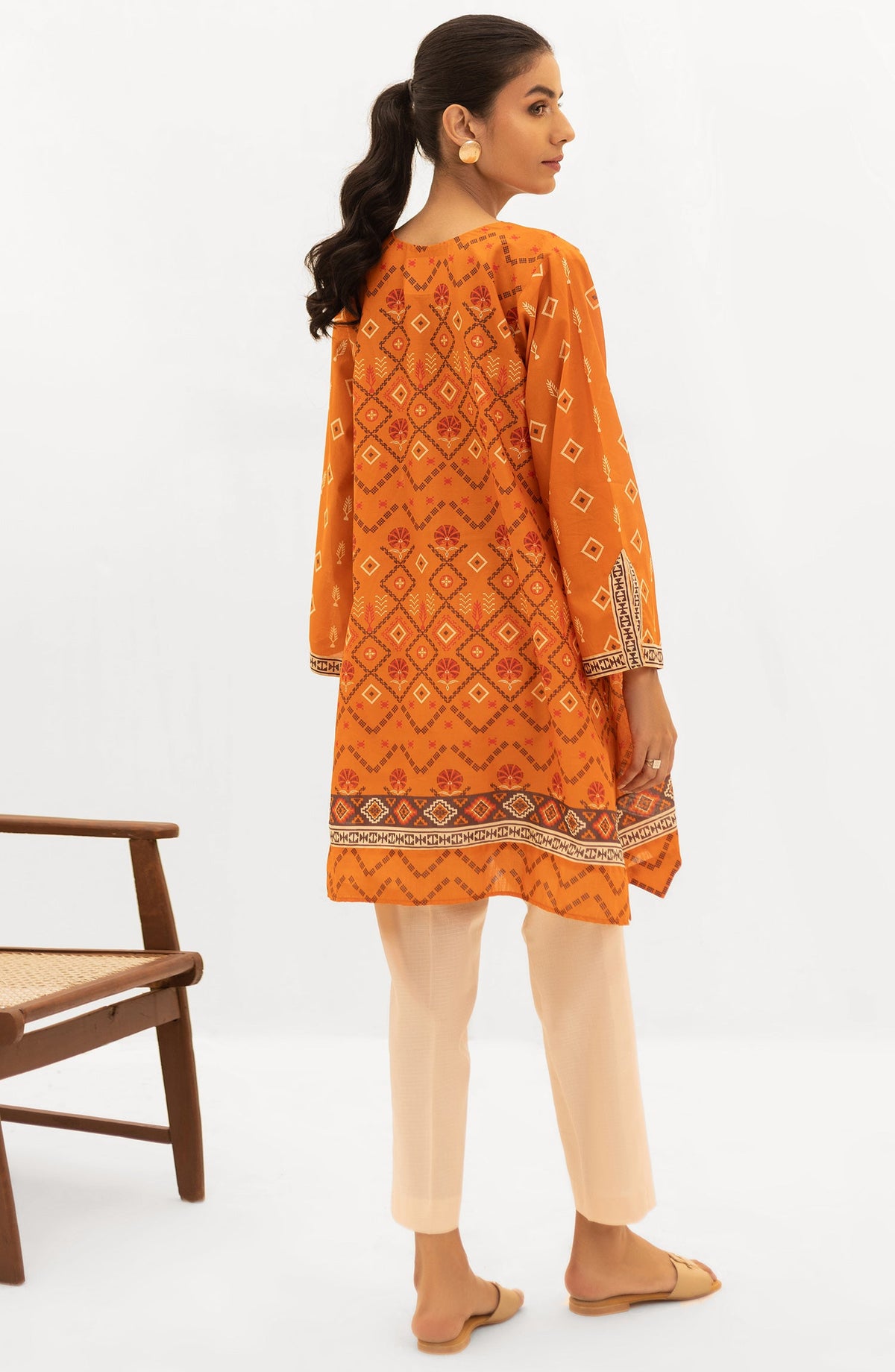 Orient - Unstitched 1 Piece Printed Lawn Shirt