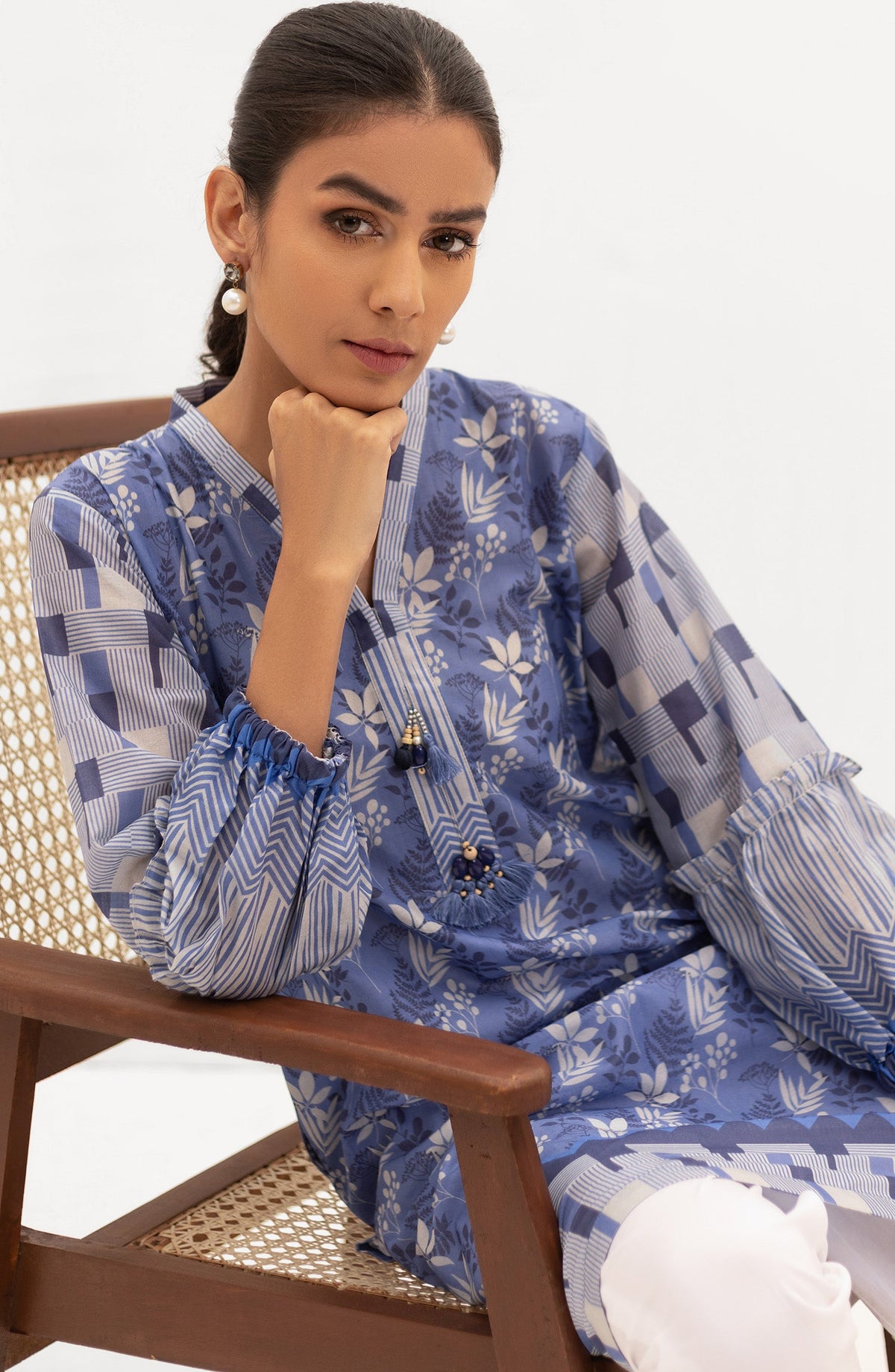 Orient - Unstitched 1 Piece Printed Lawn Shirt