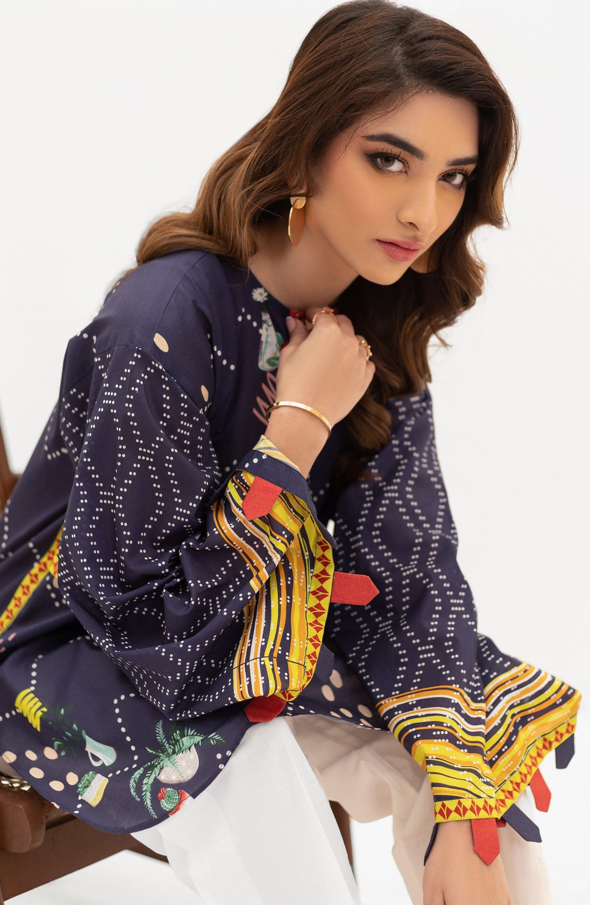 Orient - Unstitched 1 Piece Printed Lawn Shirt