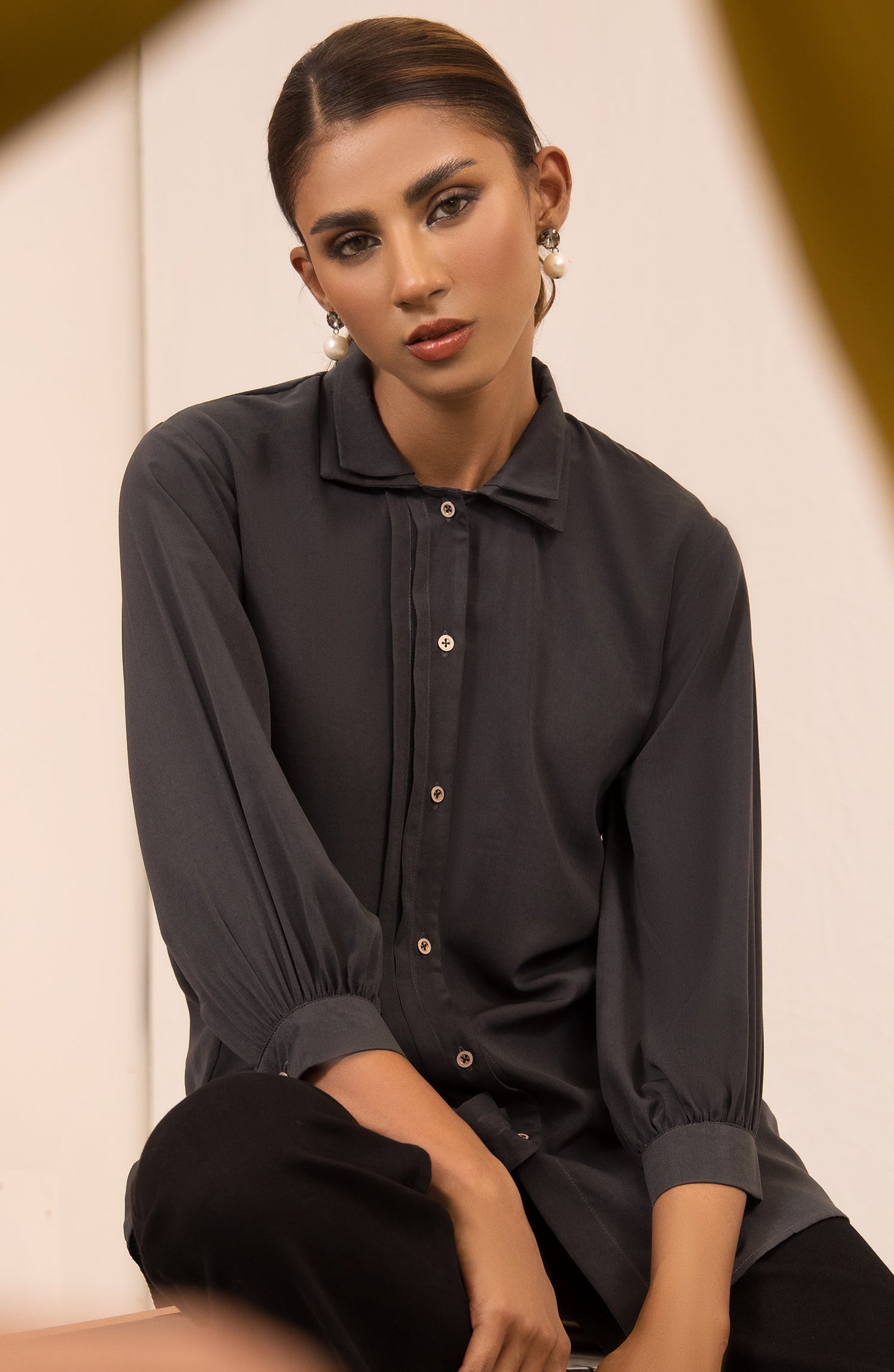 Orient - Western 1 Piece Plain Cotton Shirt