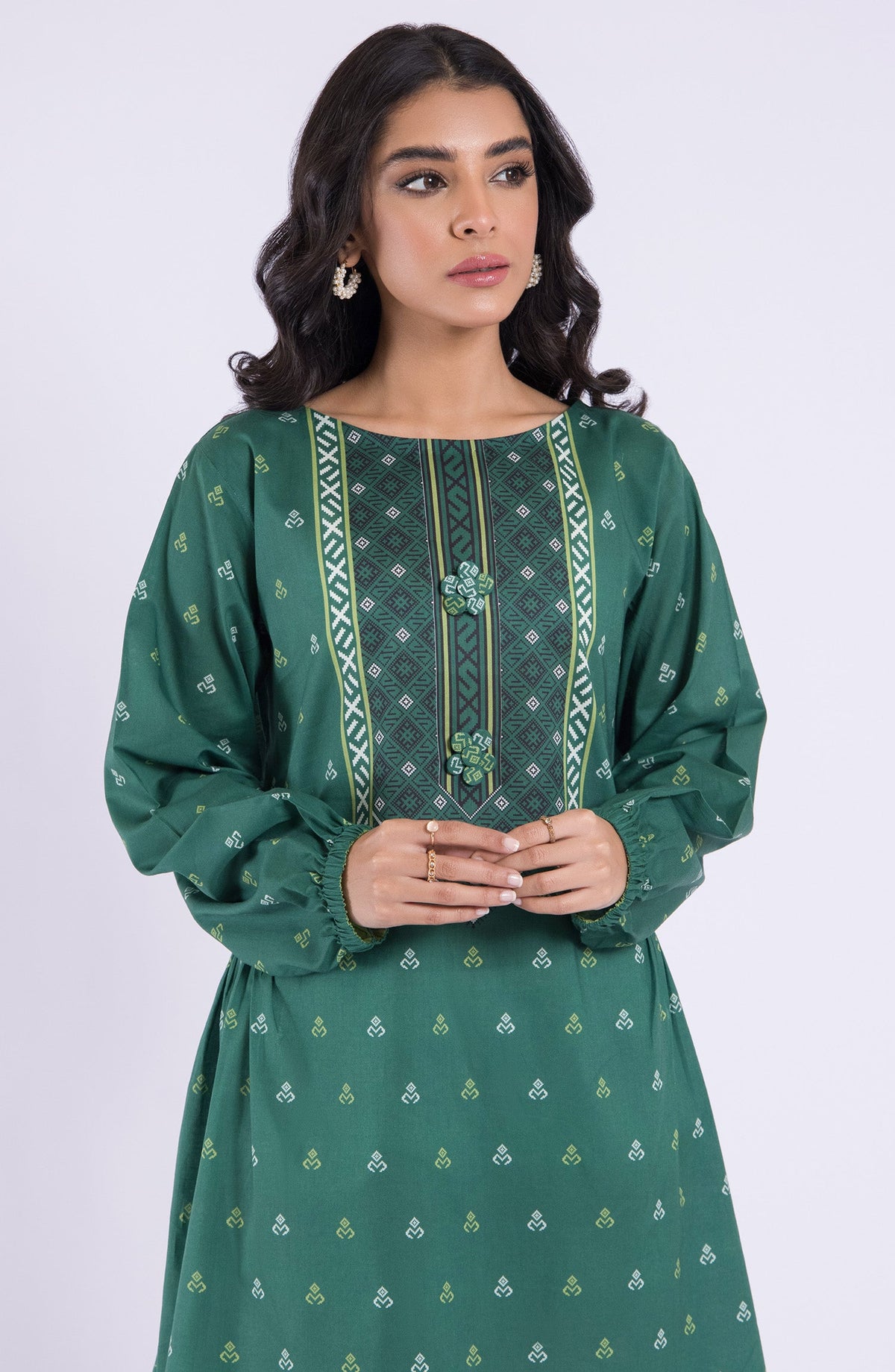 Orient - Unstitched 1 Piece Printed Lawn Shirt