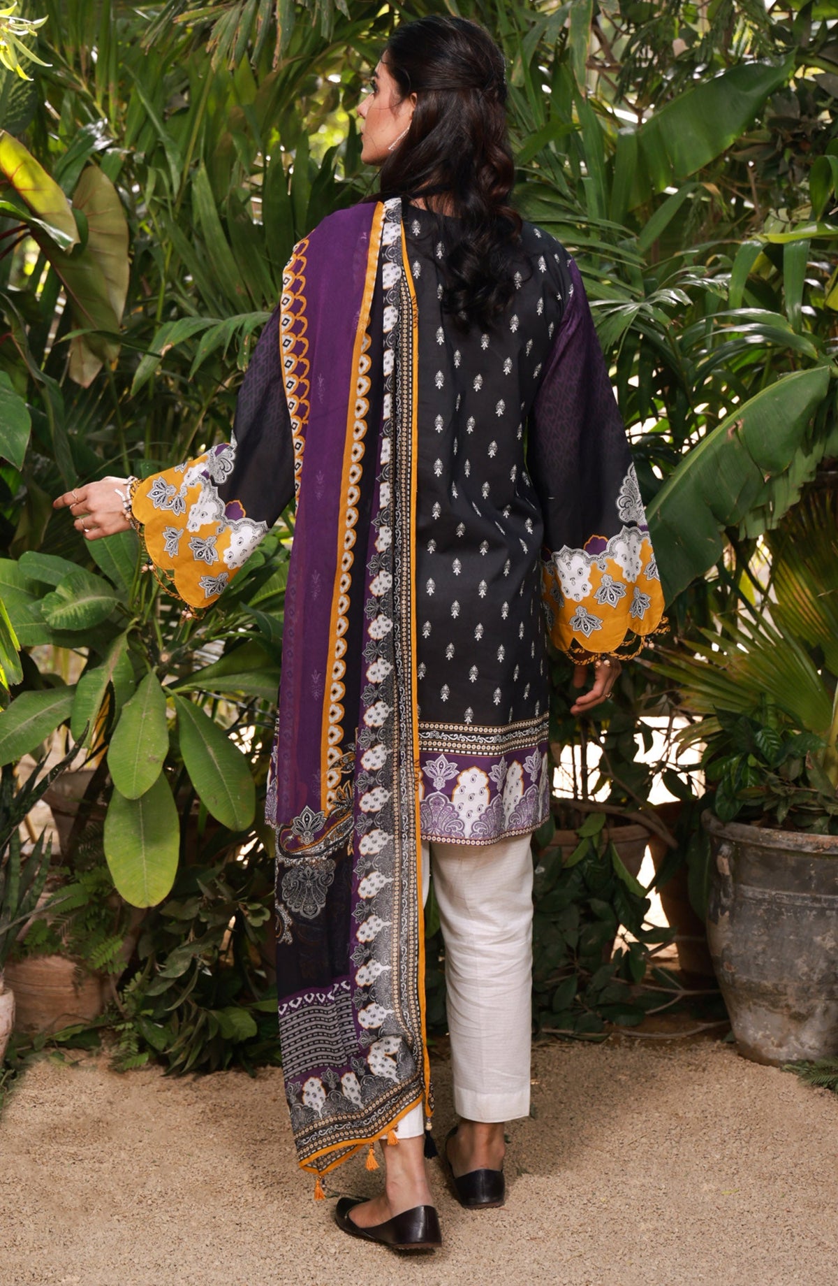 Orient - Unstitched 2 Piece Printed Lawn Shirt and Chiffon Dupatta