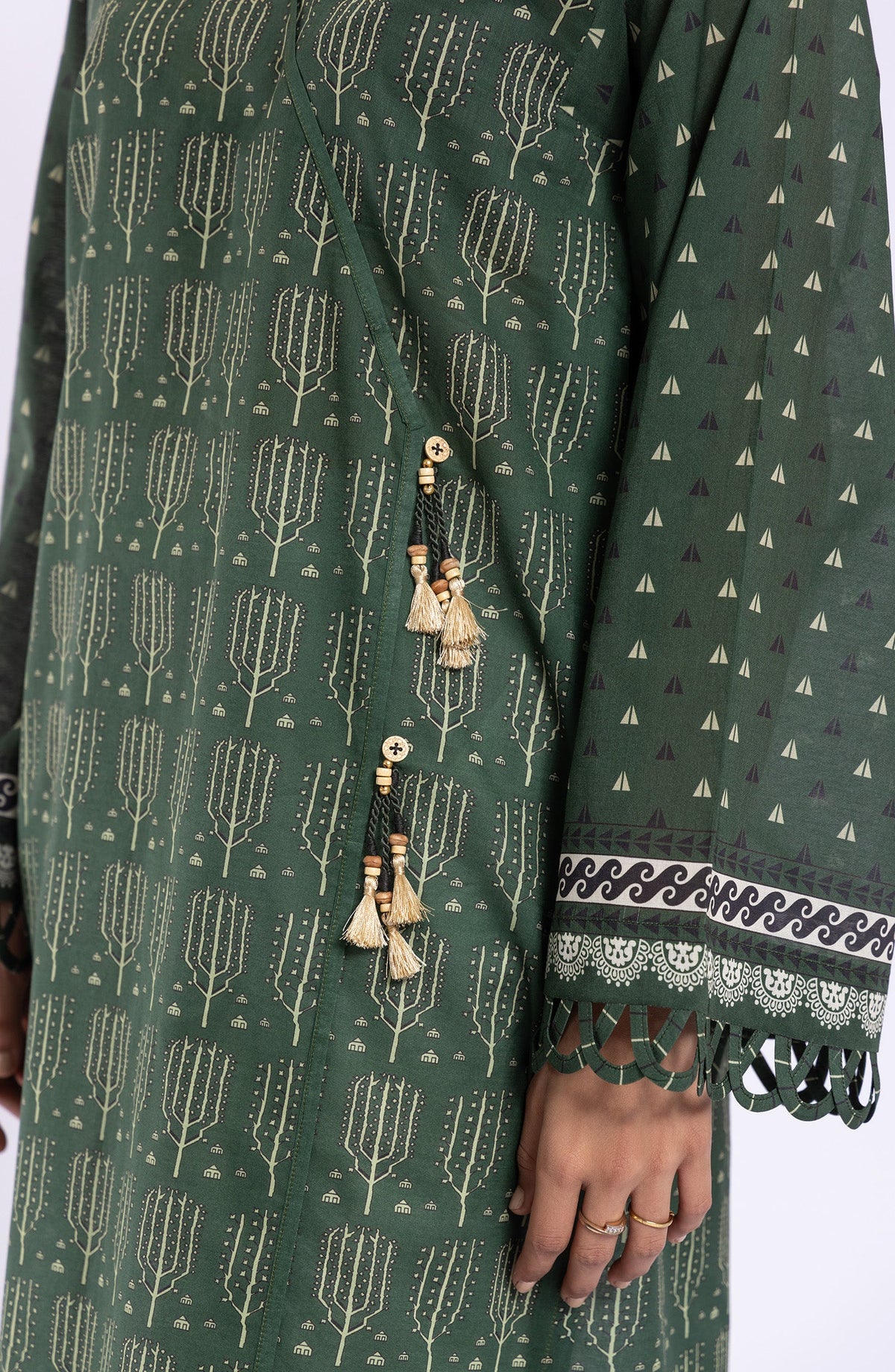 Orient - Unstitched 1 Piece Printed Lawn Shirt