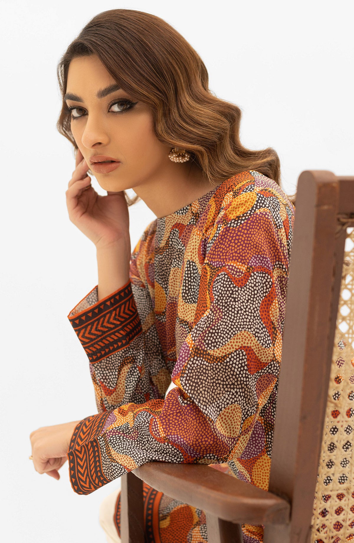 Orient - Unstitched 1 Piece Printed Lawn Shirt