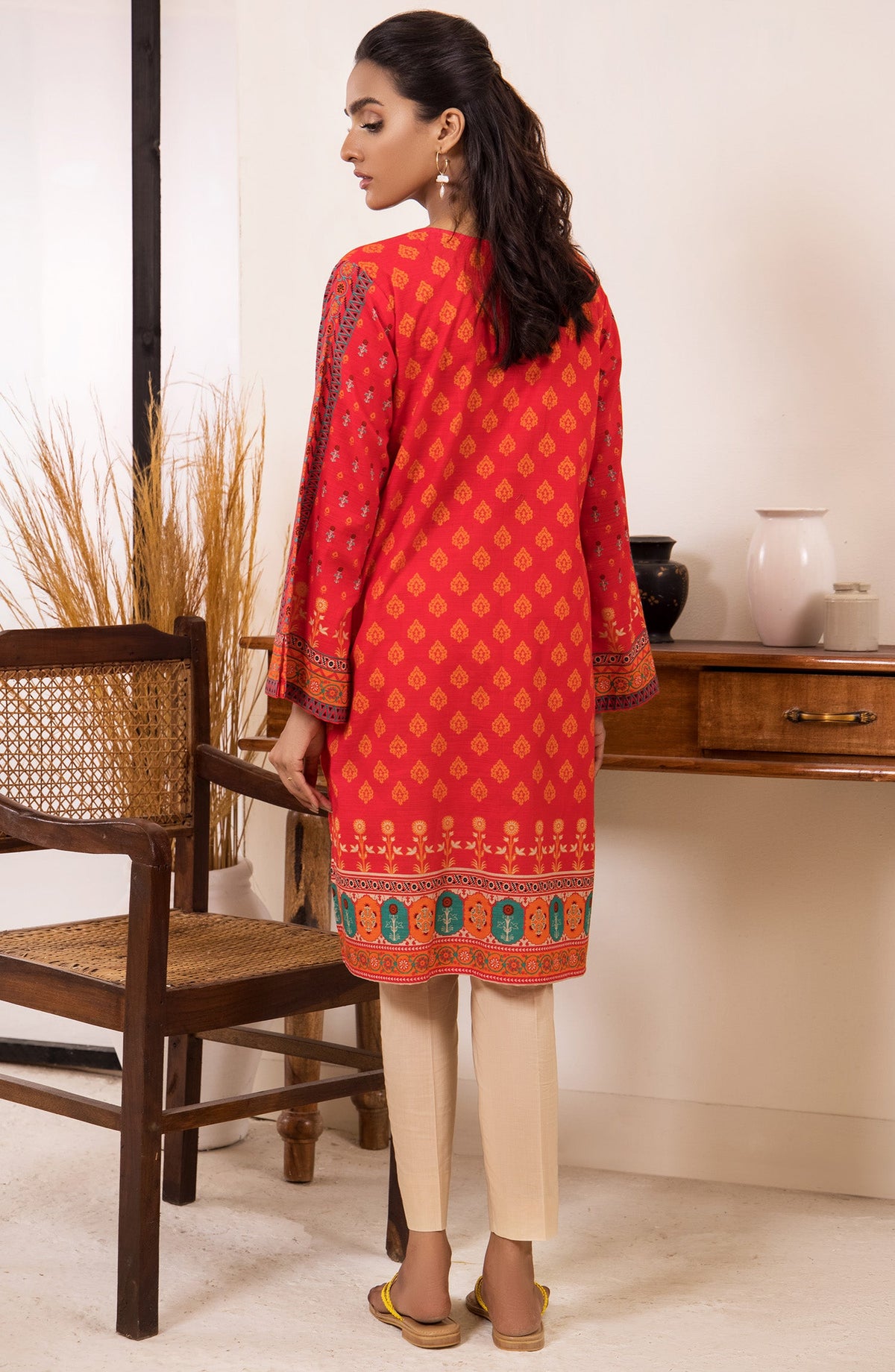 Orient - Unstitched 1 Piece Printed Khaddar Winter Shirt