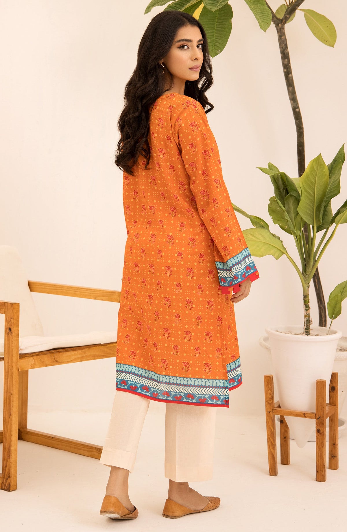 Orient - Unstitched 1 Piece Printed Lawn Shirt