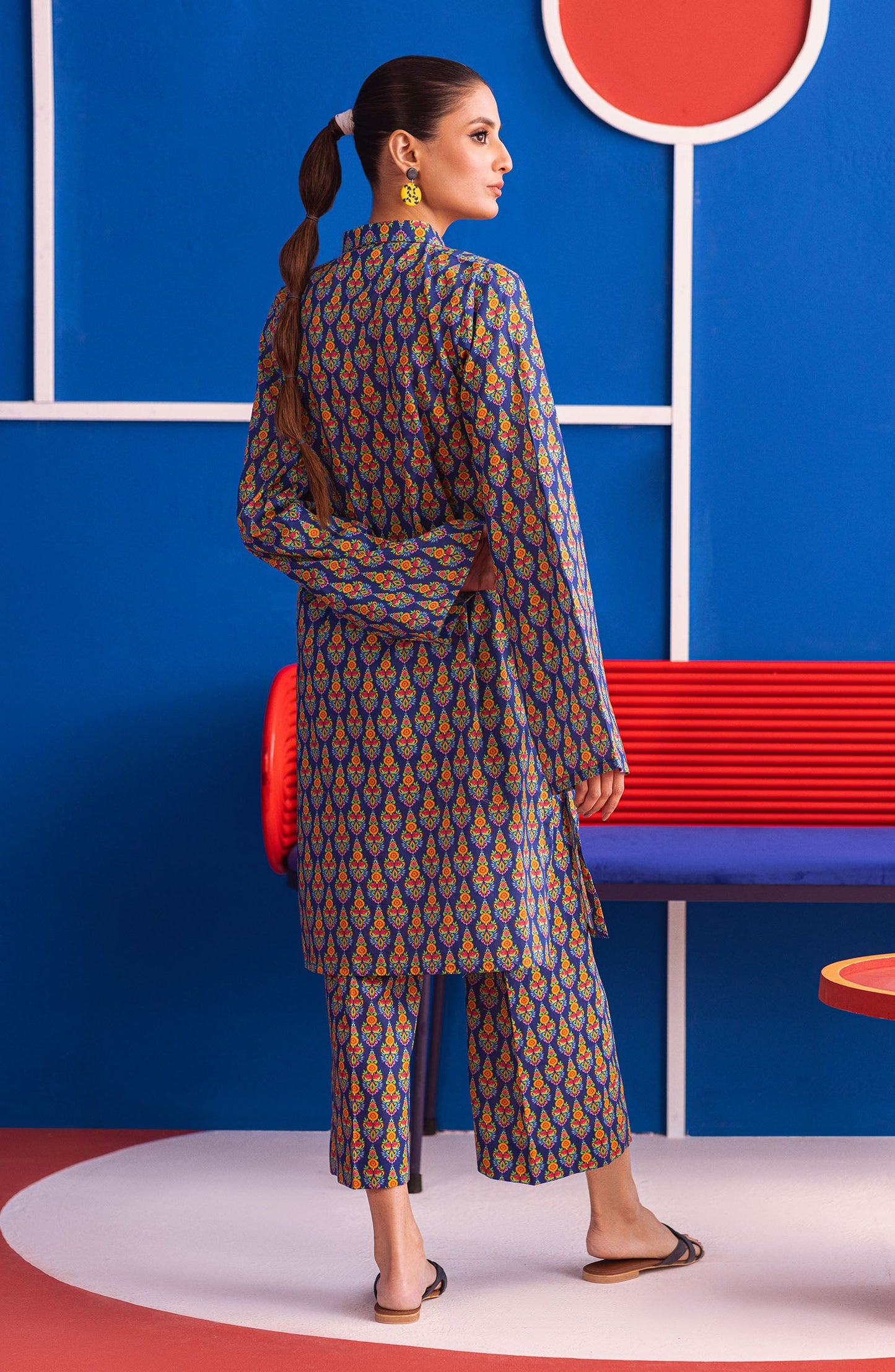 Orient - Stitched 2 Piece Printed Cambric Shirt and Cambric Pant