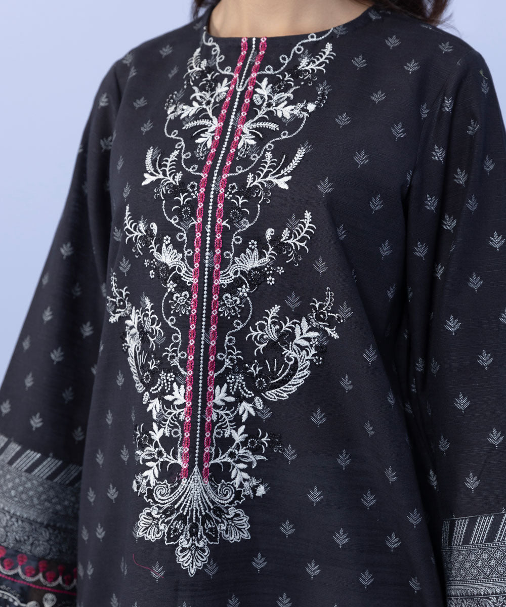 Sapphire - 2 Piece - Embroidered Khaddar Suit
