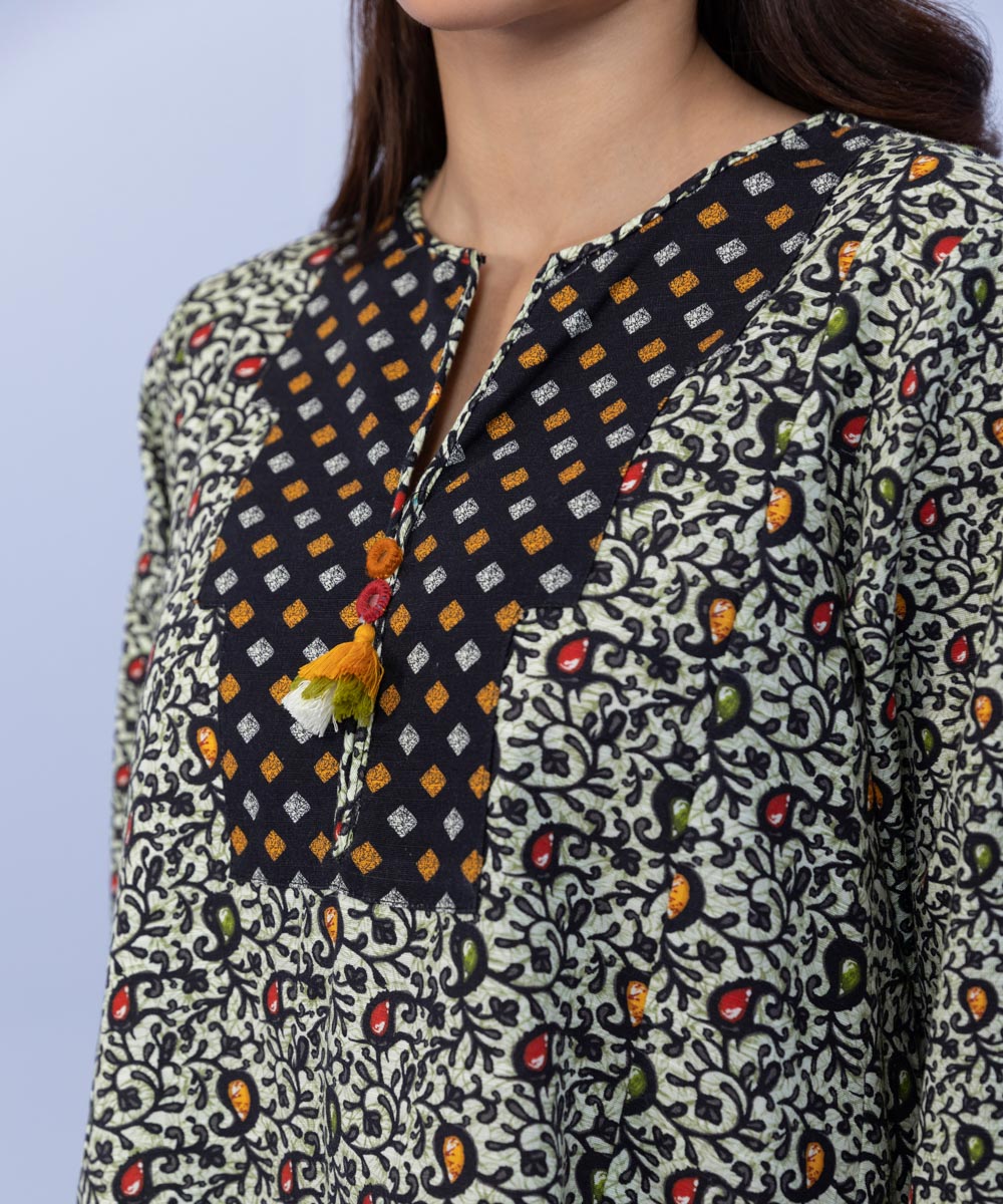 Sapphire - Printed Khaddar Shirt