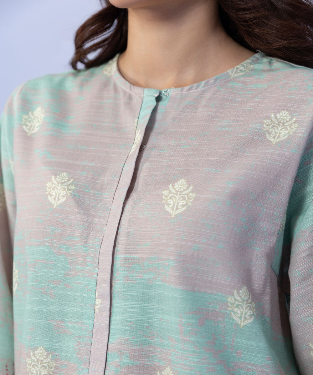 Sapphire - Printed Khaddar Shirt