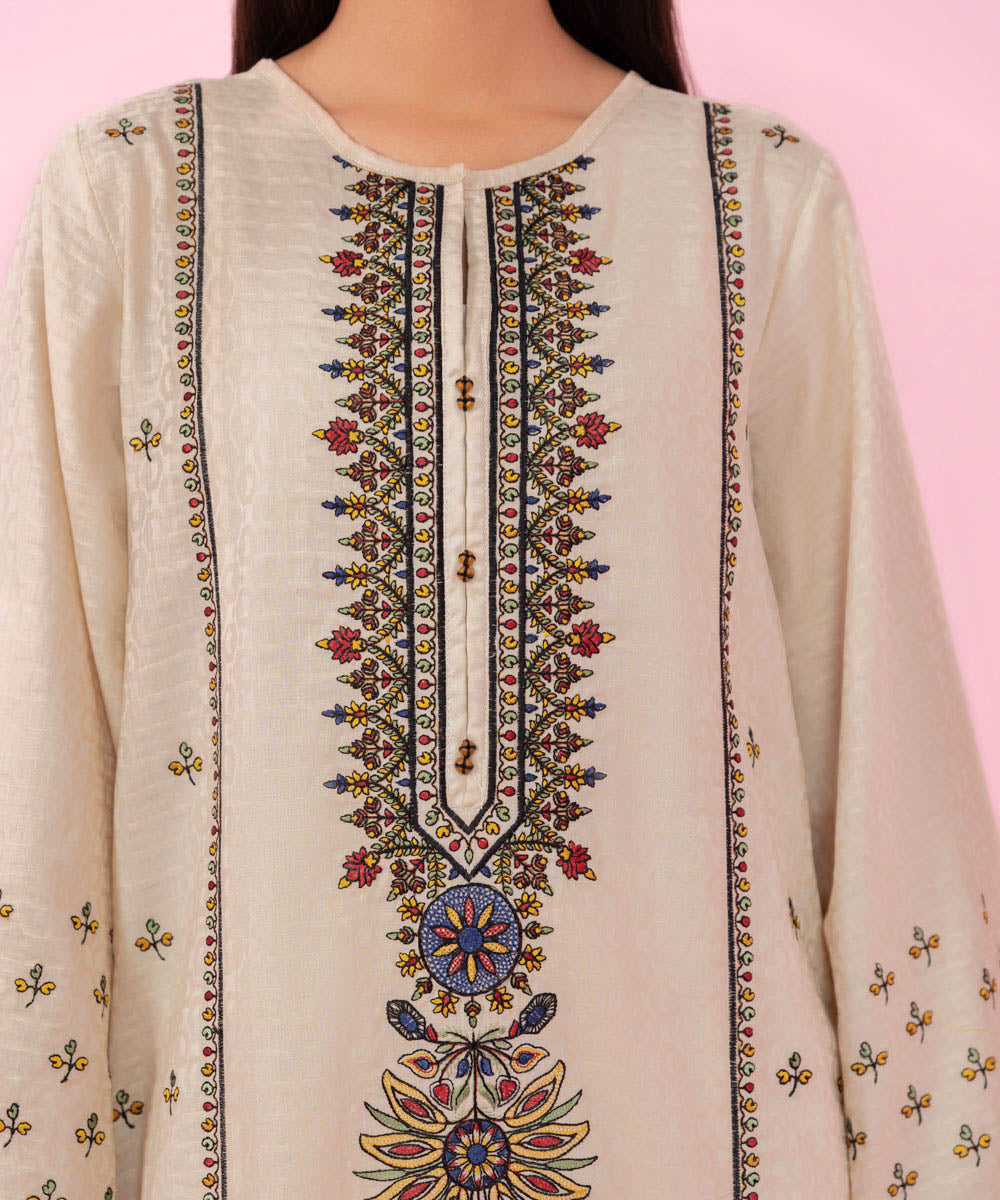 Sapphire - Embroidered Jacquard Shirt