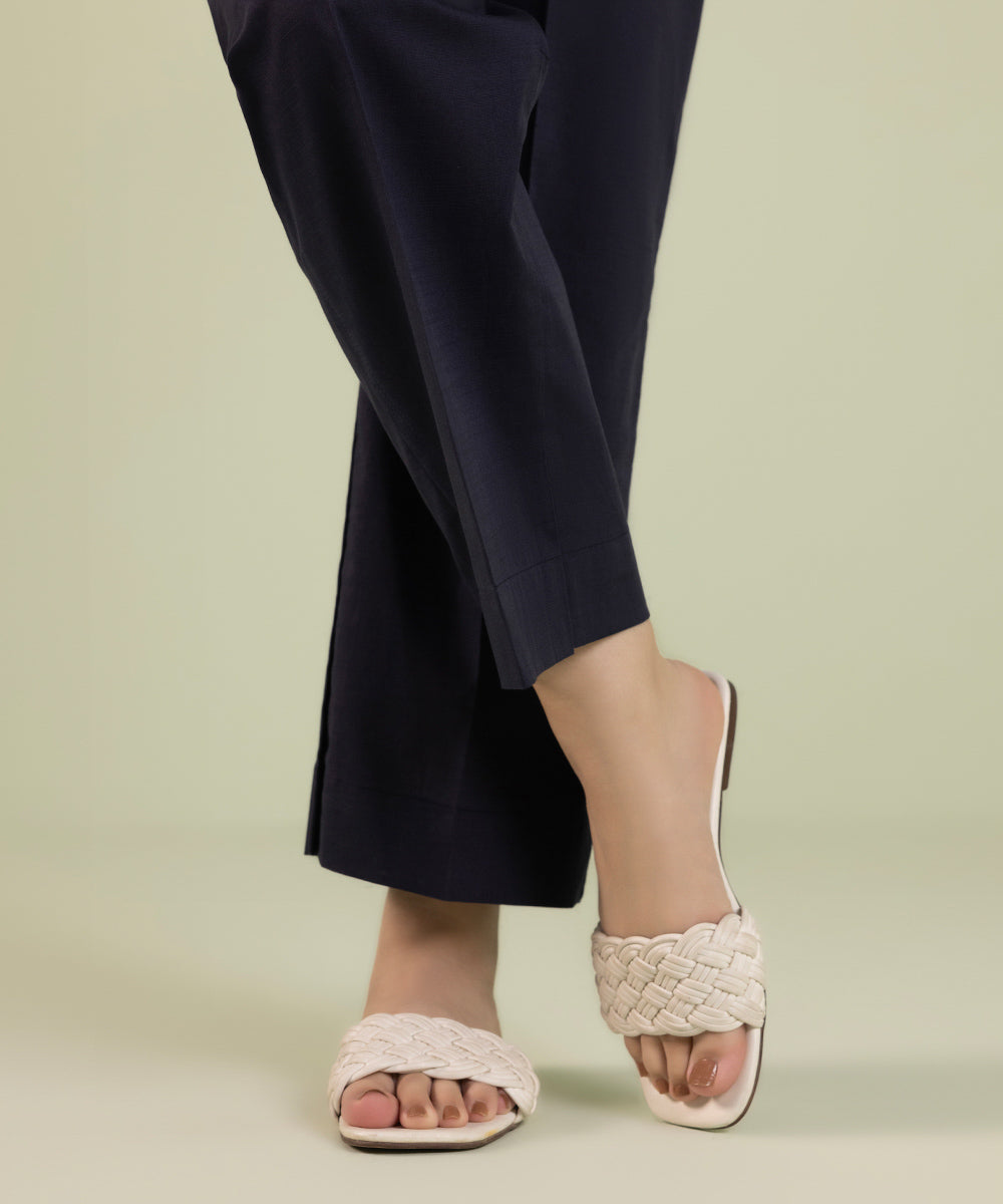 Sapphire - Cambric Straight Pants