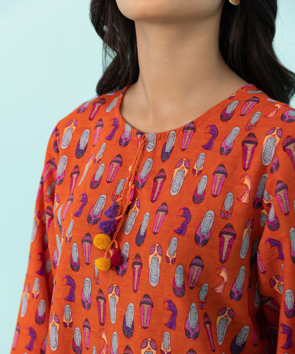 Sapphire - Printed Khaddar Shirt