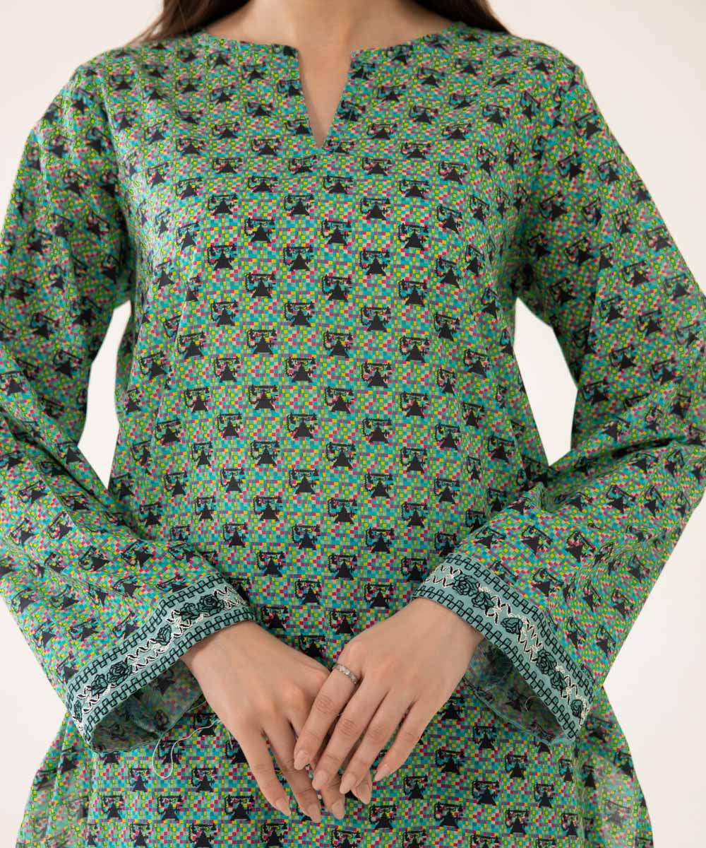 Sapphire - Embroidered Lawn Shirt