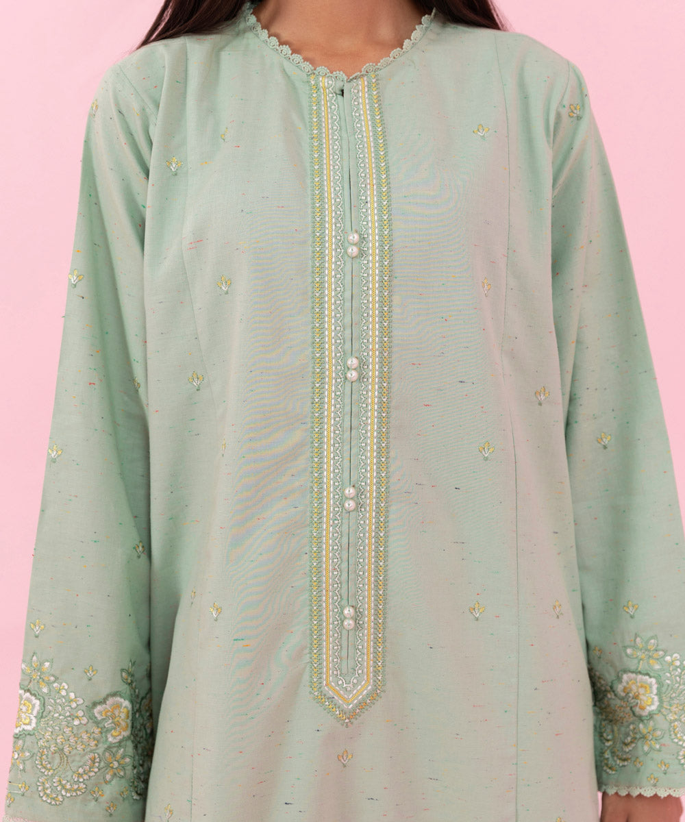 Sapphire - Embroidered Multi Neps Shirt