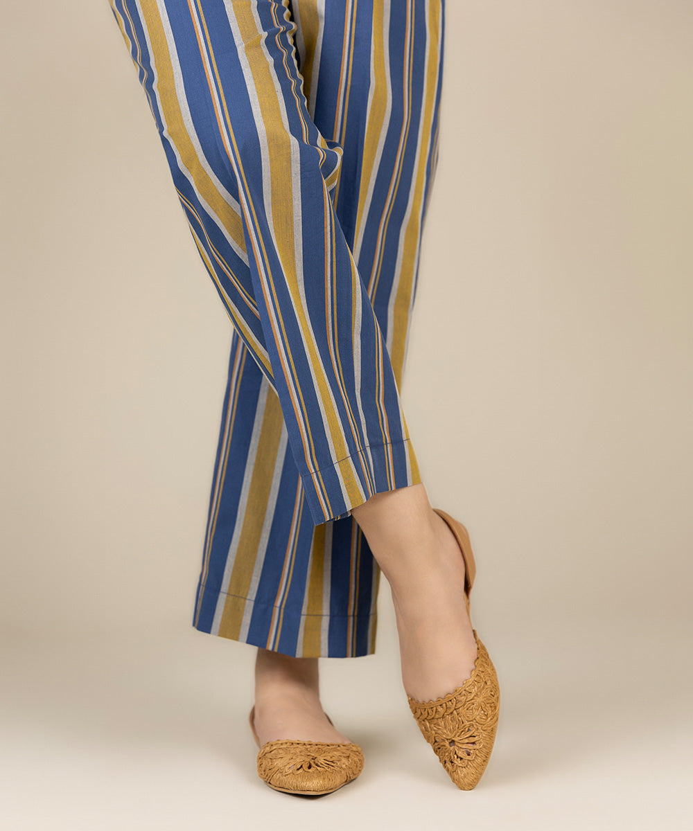 Sapphire - Yarn Dyed Straight Pants