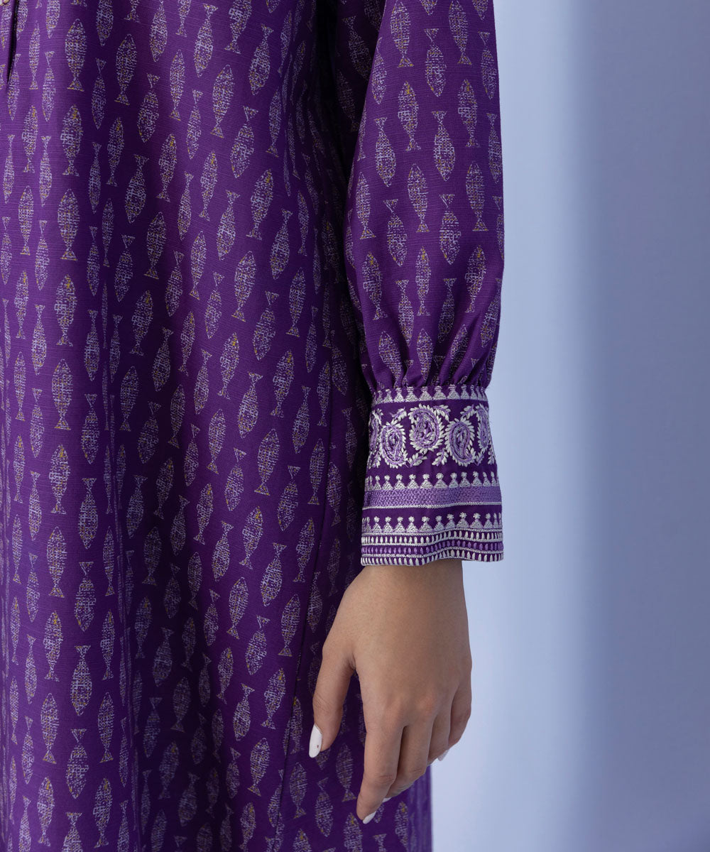 Sapphire - Embroidered Khaddar Shirt