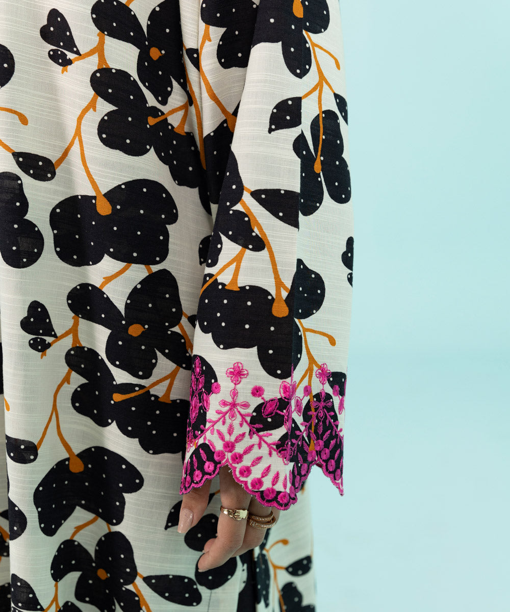 Sapphire - Embroidered Khaddar Shirt