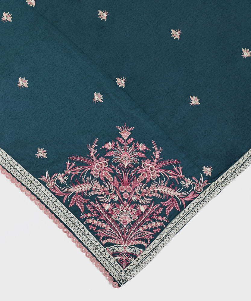 Sapphire - Embroidered Karandi Dupatta