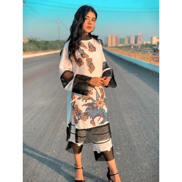 Chilgozay - Digital Aplic Cotton Dress (CC-105)