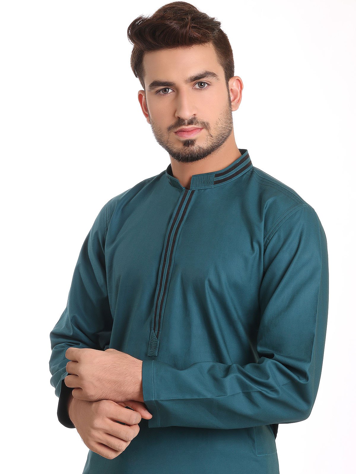 Edenrobe - Men's Sea Green Kurta - 9206-S Mens Kurta