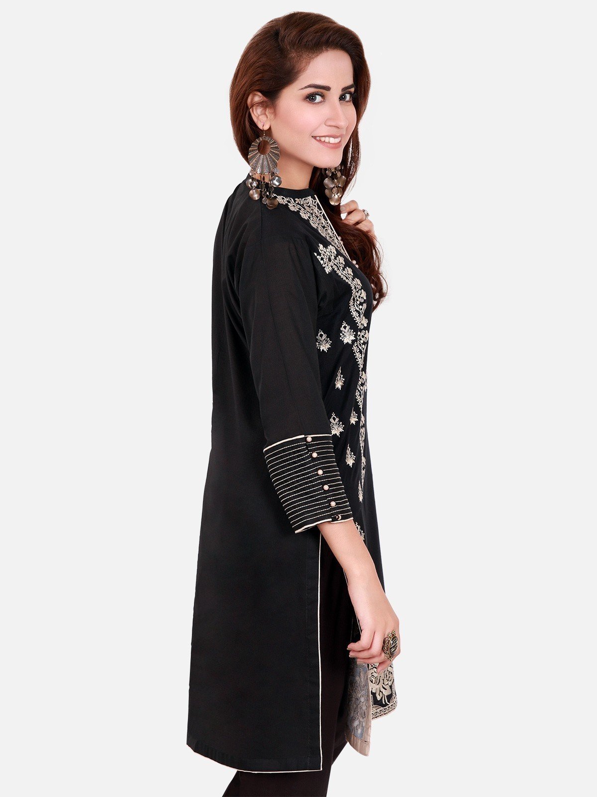 Edenrobe - Pret 1Pc Embroidered Lawn Shirt - ELTKE17-66087