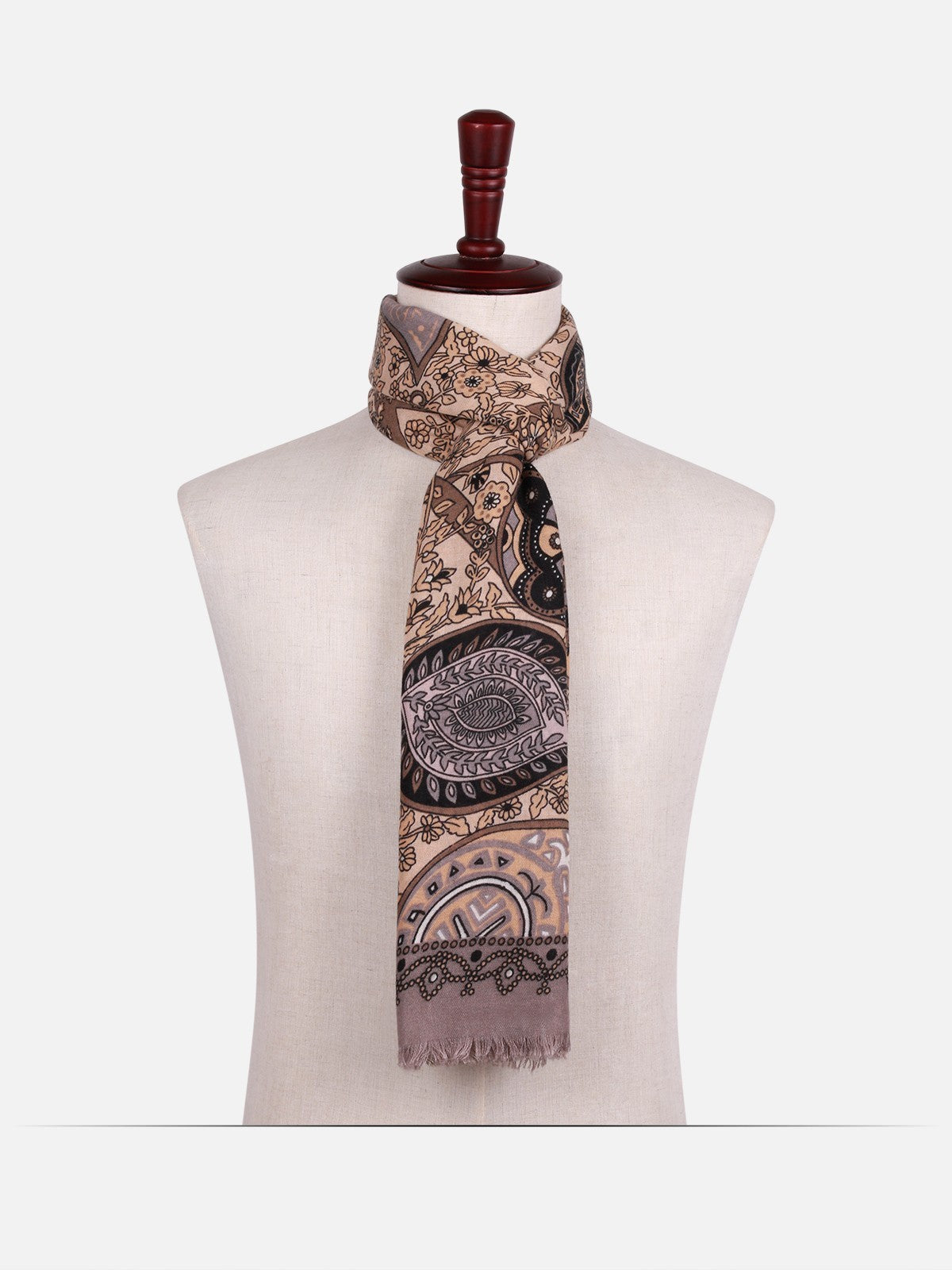Edenrobe - Women's Beige Scarf - EALS17-196