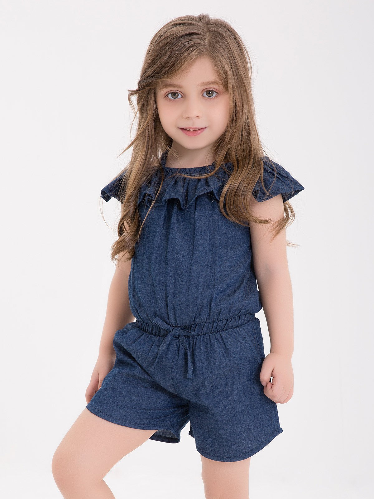 Edenrobe - Girl's Blue Frock - EGTFW18S-030