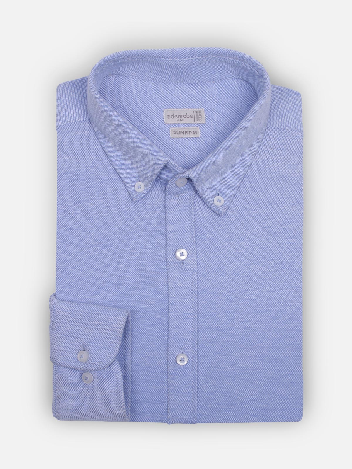 Edenrobe - Men's Sky Blue Shirt - EMTSUC18-027