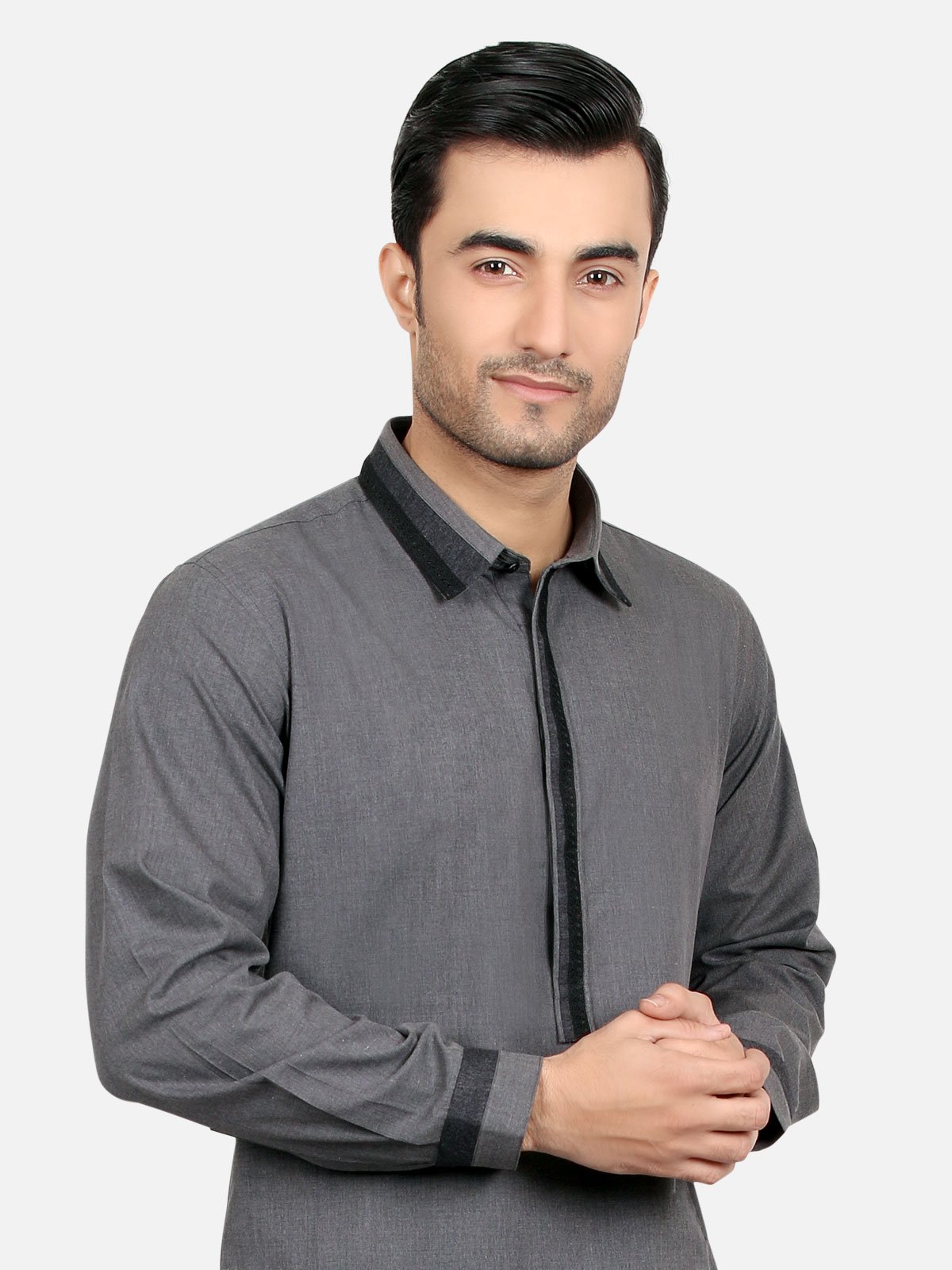 Edenrobe - Men's Dark Grey Swish Collection - EMTSW18S-9600