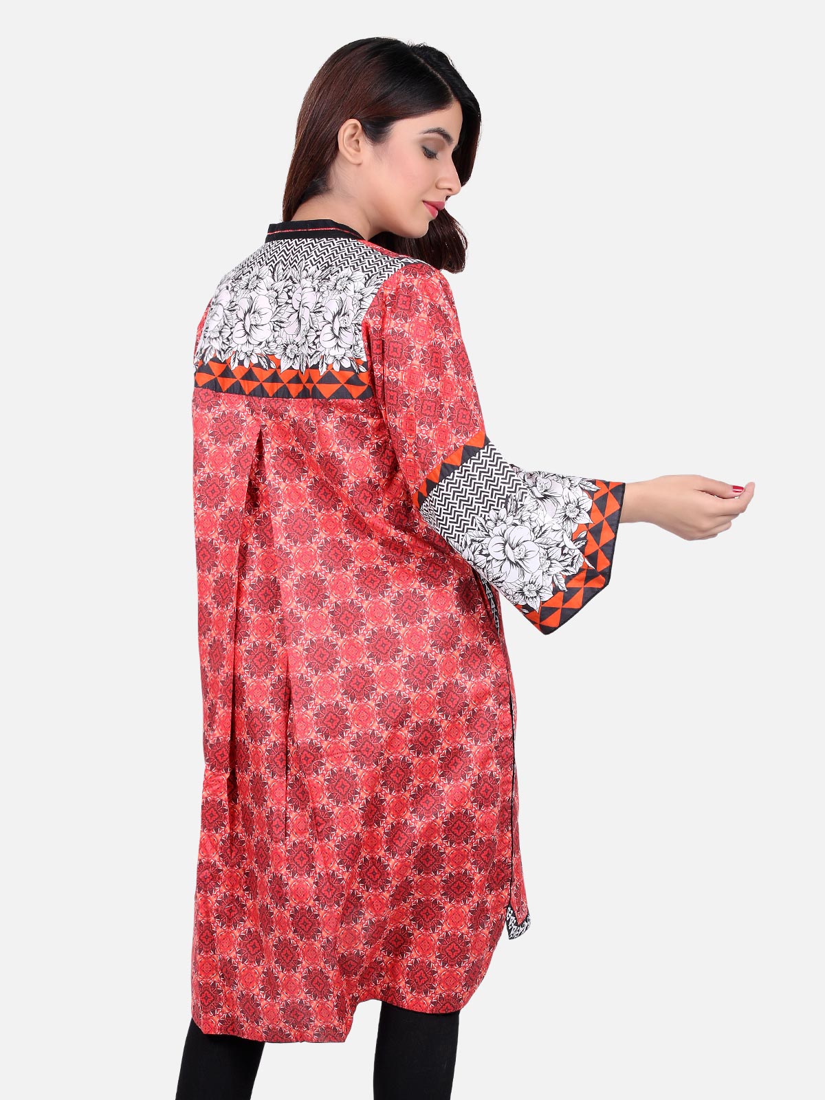 Edenrobe - Pret 1Pc Printed Lawn Shirt - ELTKP18-66436