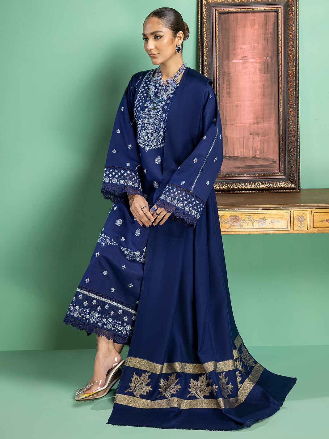 Binilyas - 1945 - A | 3 PC Khaddar Unstitch
