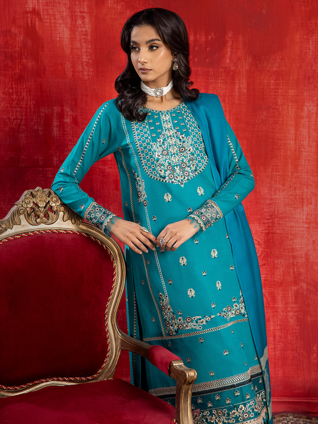 Binilyas - 1945 - B | 3 PC Khaddar Unstitch