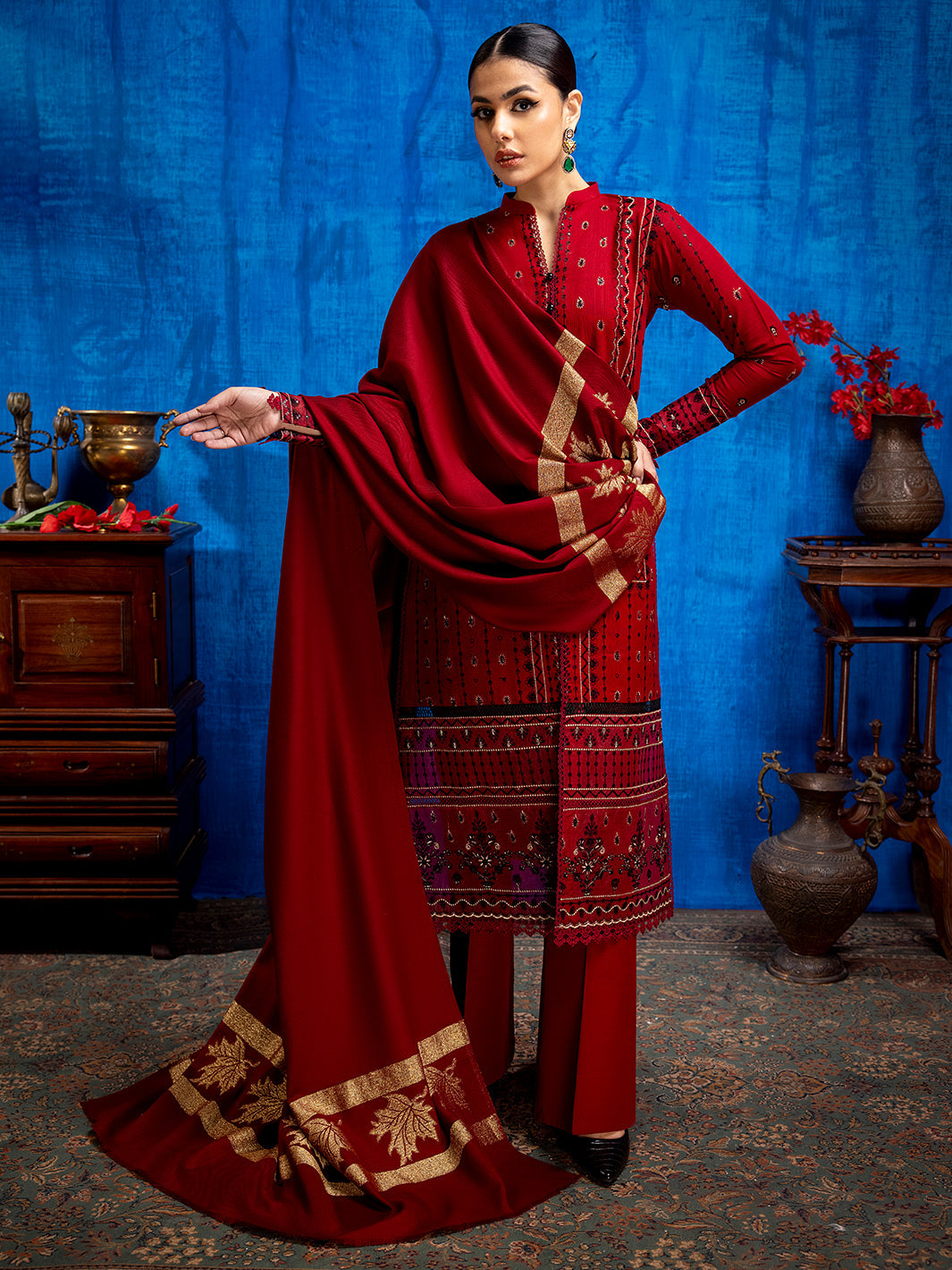 Binilyas - 1952 - A | 3 PC Khaddar Unstitch