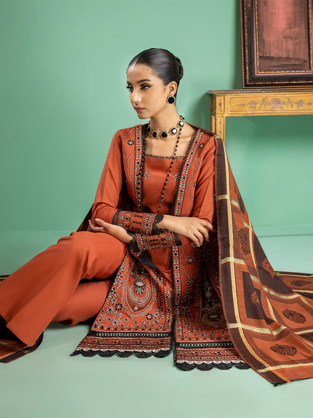 Binilyas - 1955 - B | 3 PC Khaddar Unstitch