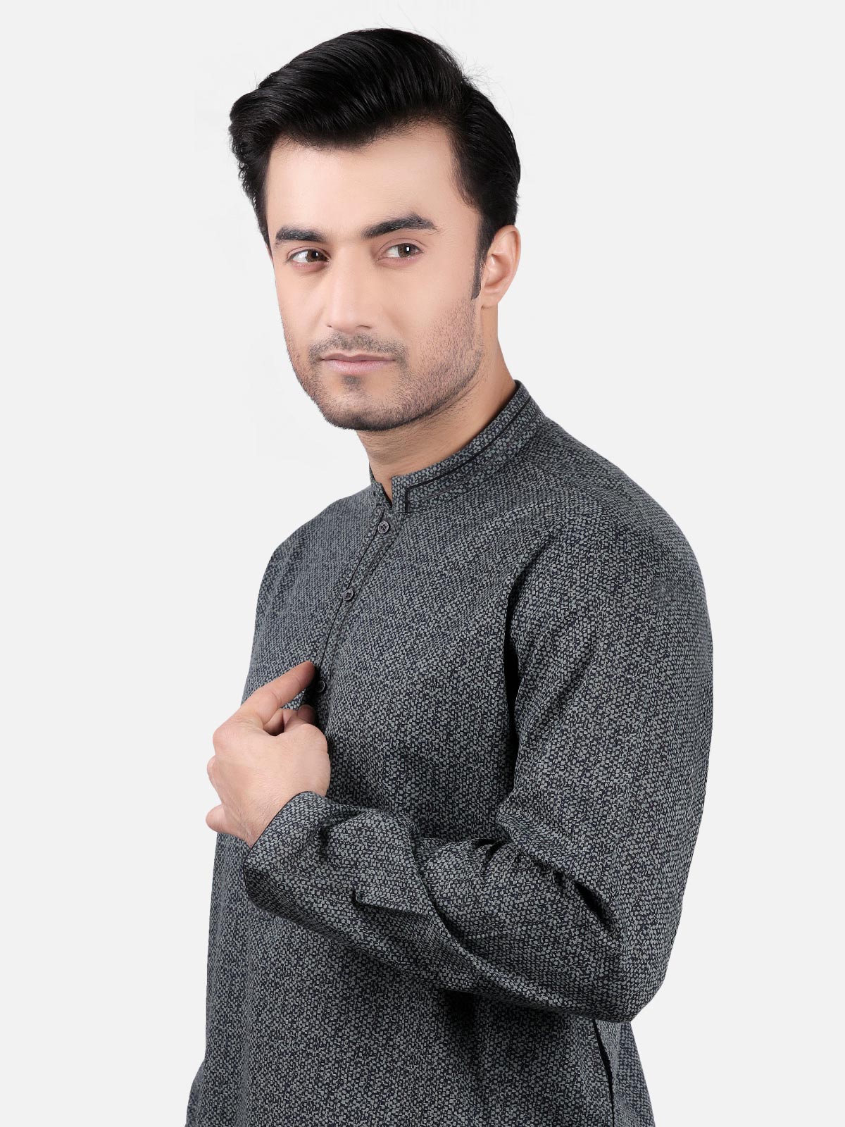 Edenrobe - Men's Sea Green Kurta - EMTK19S-9744