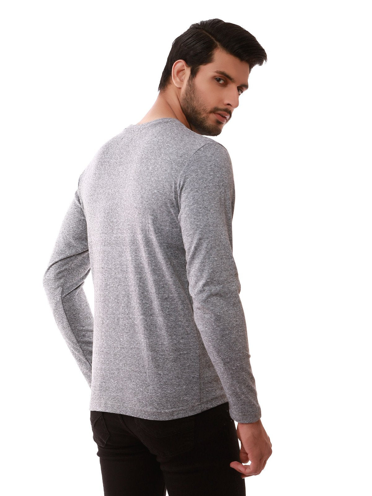 Edenrobe - Men's Grey SweatShirt - EMTSS19-035