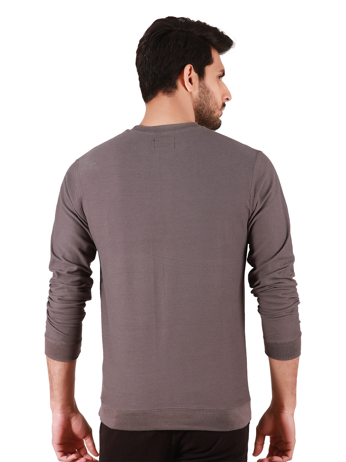 Edenrobe - Men's Mid Grey SweatShirt - EMTSS19-039