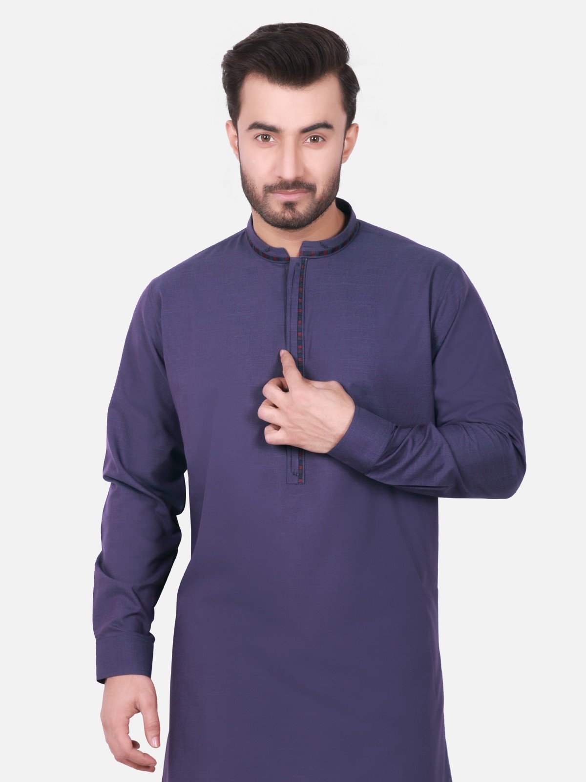 Edenrobe - Men's Purple Swish Collection - EMTSW19S-9737