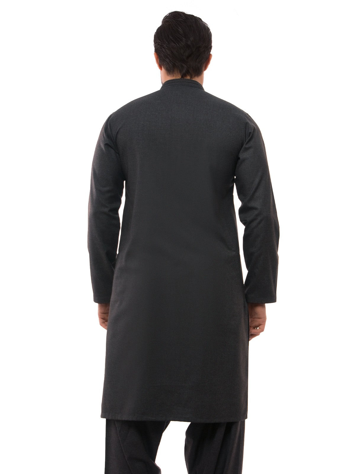 Edenrobe - Men's Charcoal Kurta Shalwar - EMTSW19W-9854