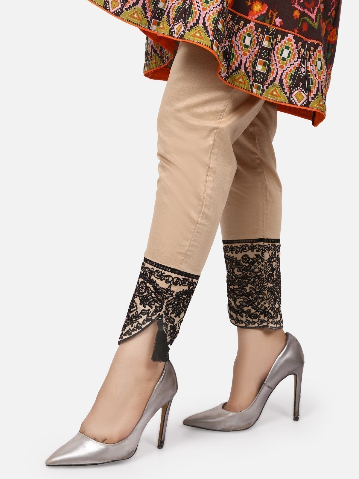 Edenrobe - Women's Beige Trouser - ELBE19-76175