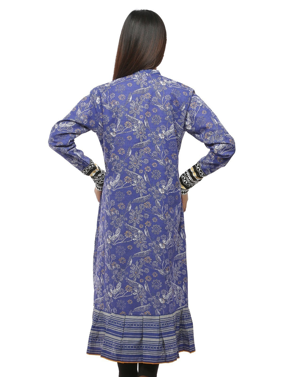 Edenrobe - Pret 1Pc Printed Khaddar Shirt - ELTKP19-67062
