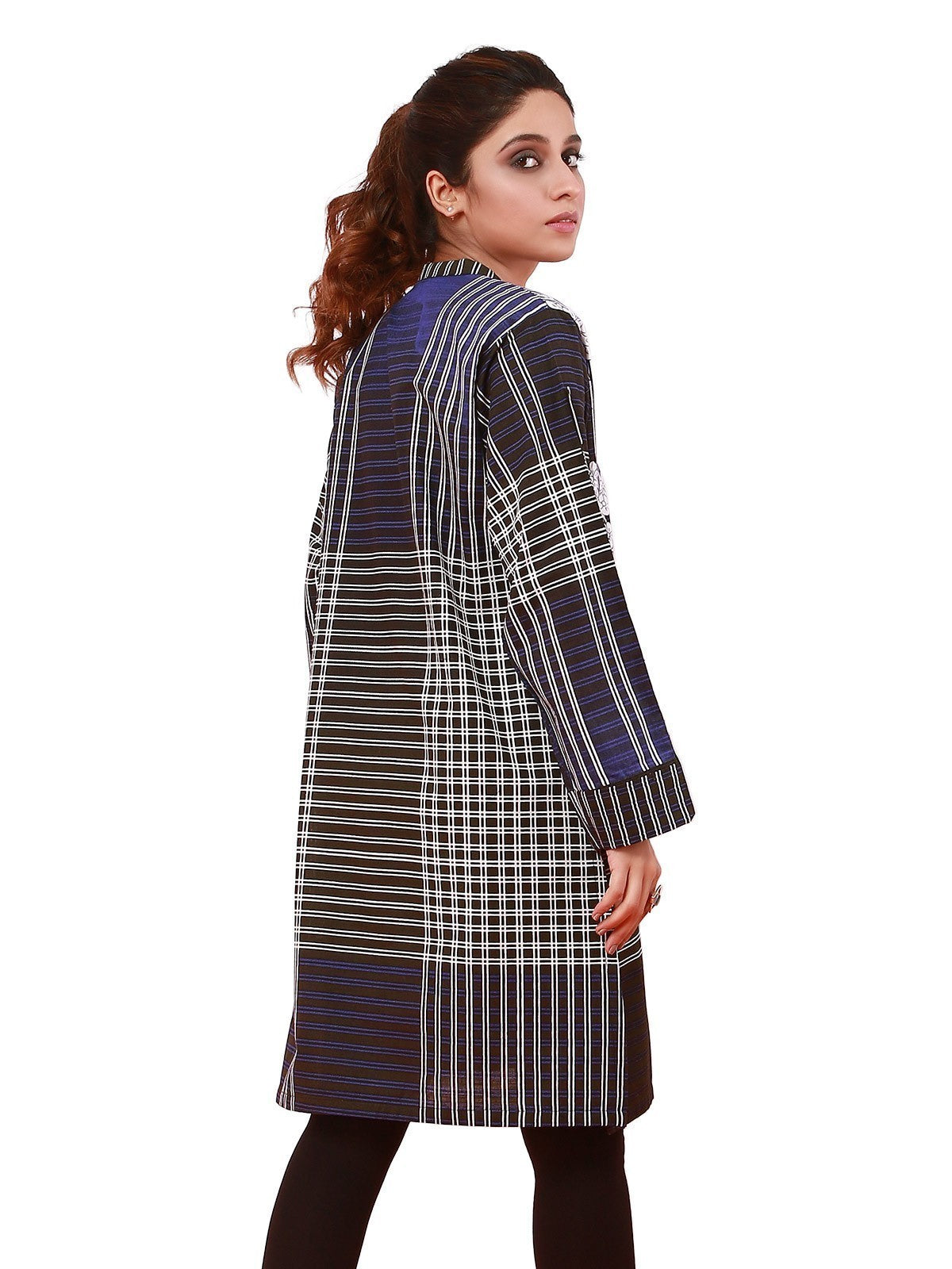 Edenrobe - Pret 1Pc Printed Khaddar Shirt - ELTKP19-67101